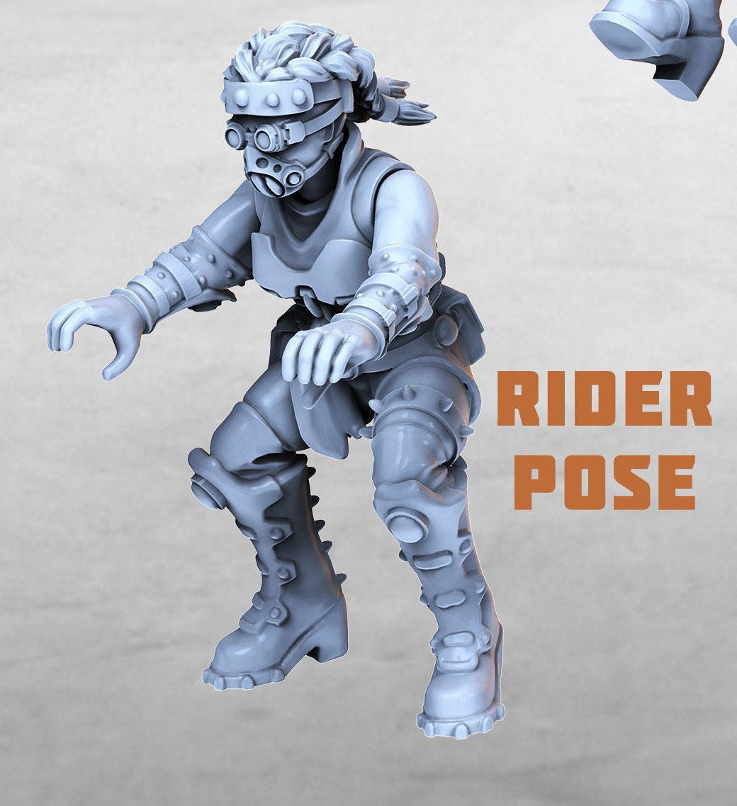 Bitter Nightshades, Vehicle Riders (3 Variants Available) - Print Minis