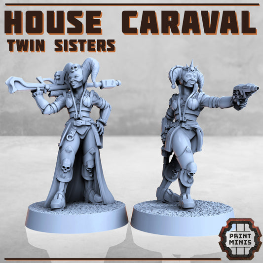 House Caraval, Twin Sisters (2 Variants Available) - Print Minis