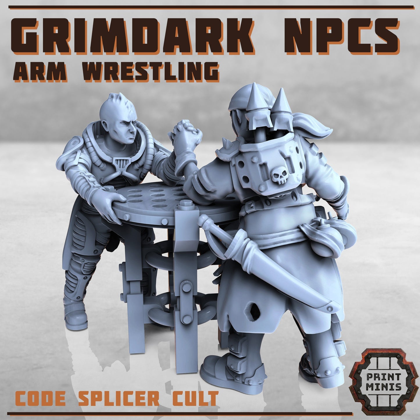 Grimdark NPCs (7 Variants Available) - Print Minis