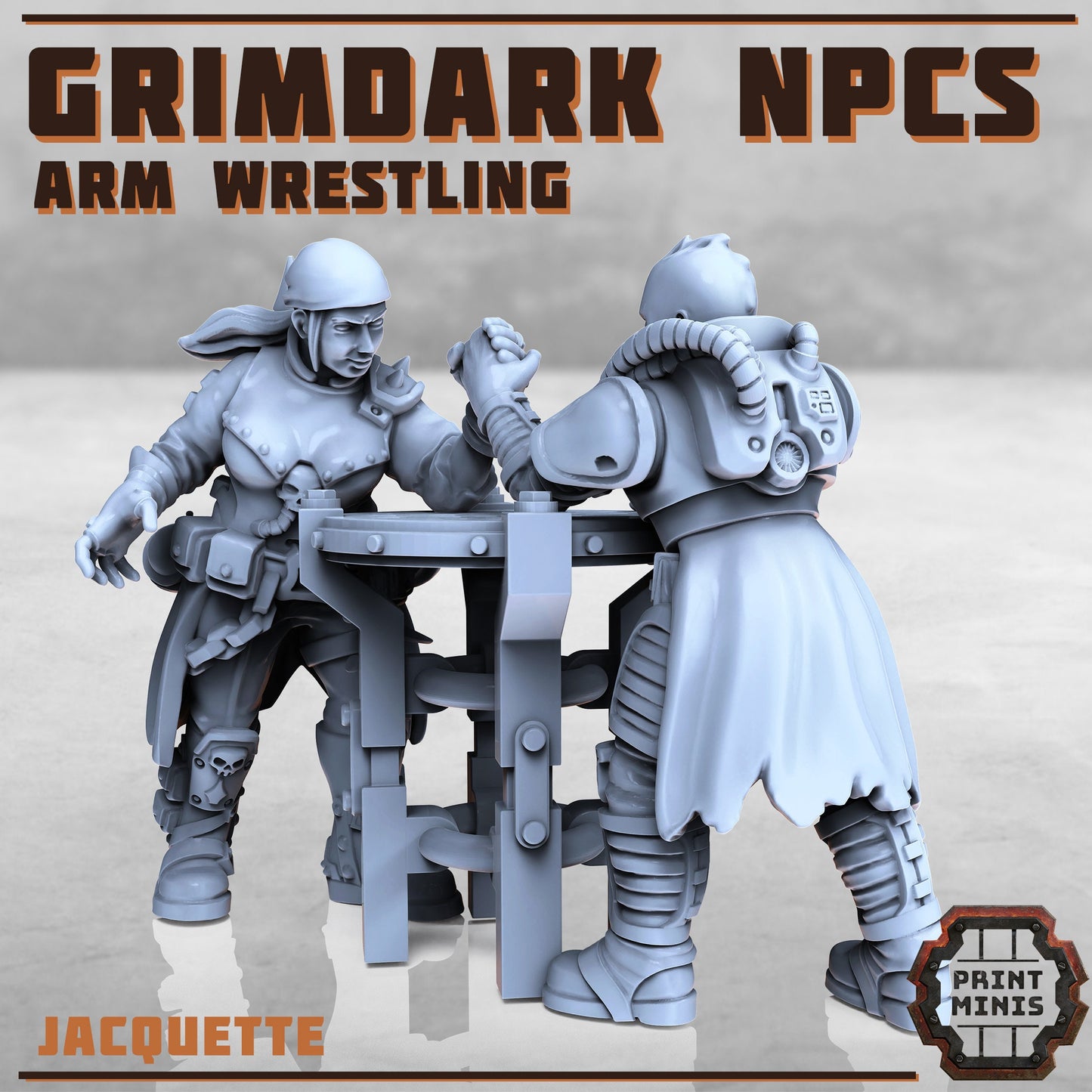 Grimdark NPCs (7 Variants Available) - Print Minis