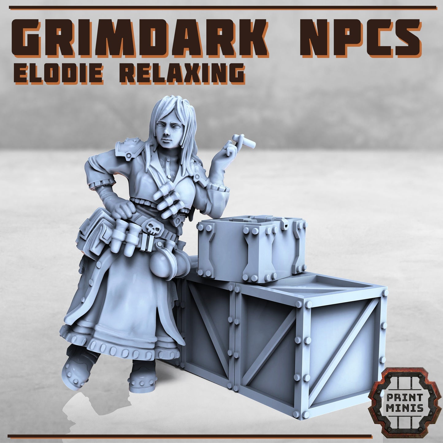 Grimdark NPCs (7 Variants Available) - Print Minis