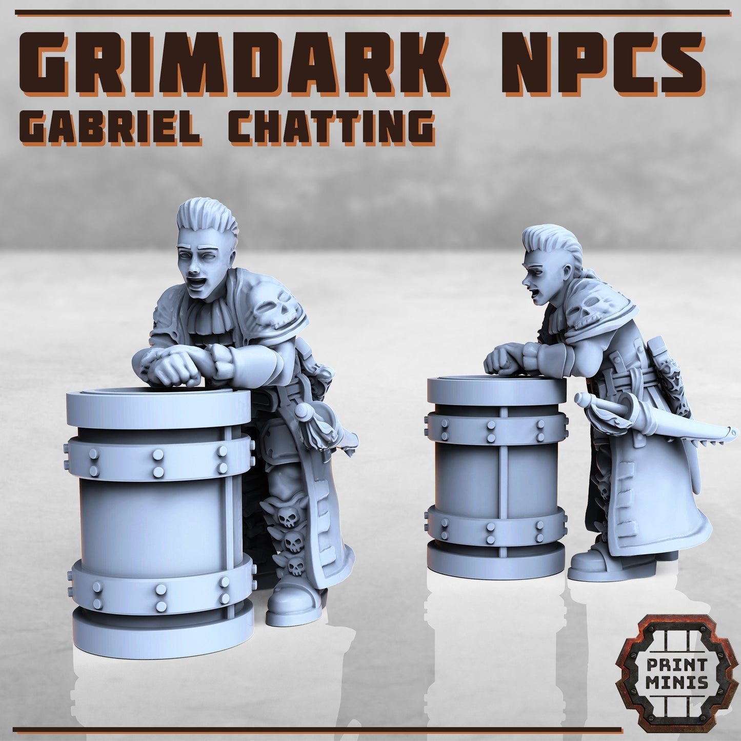 Grimdark NPCs (7 Variants Available) - Print Minis