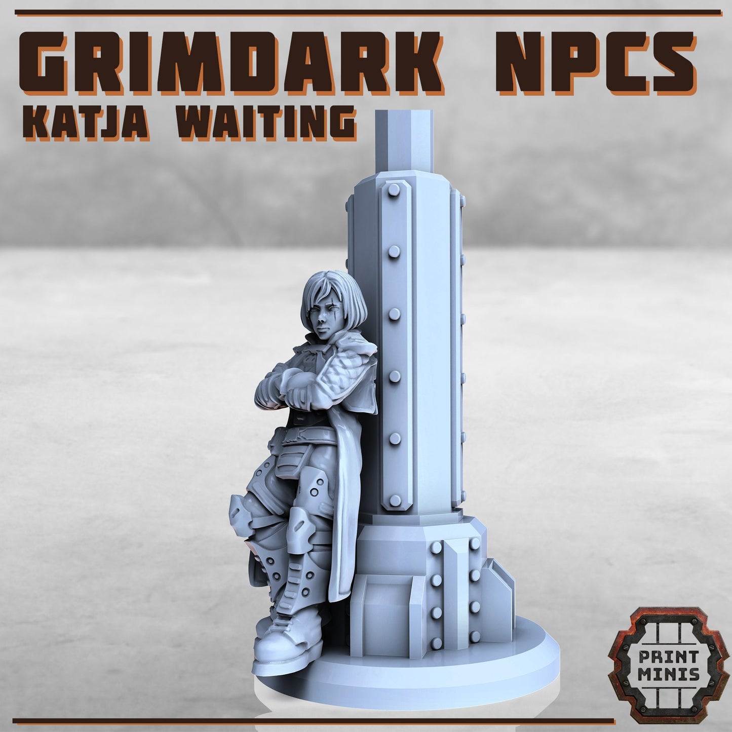 Grimdark NPCs (7 Variants Available) - Print Minis