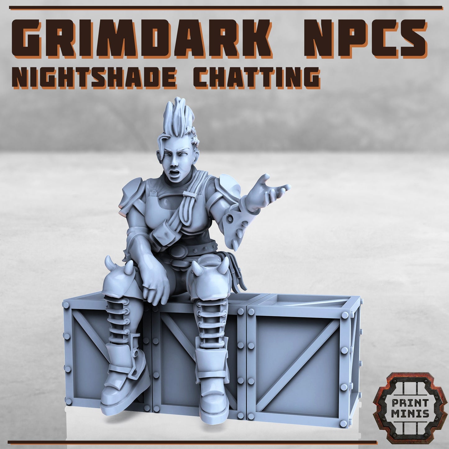 Grimdark NPCs (7 Variants Available) - Print Minis