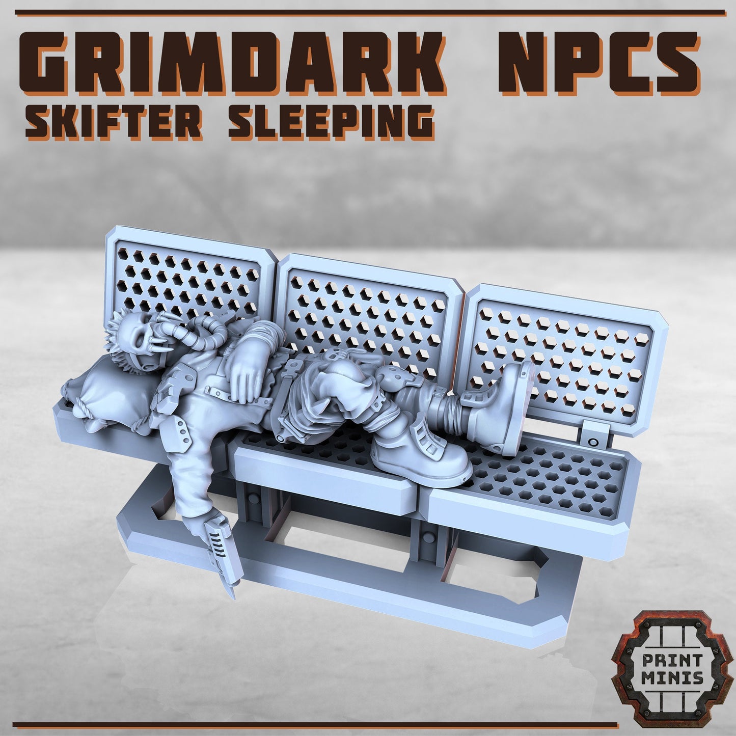 Grimdark NPCs (7 Variants Available) - Print Minis