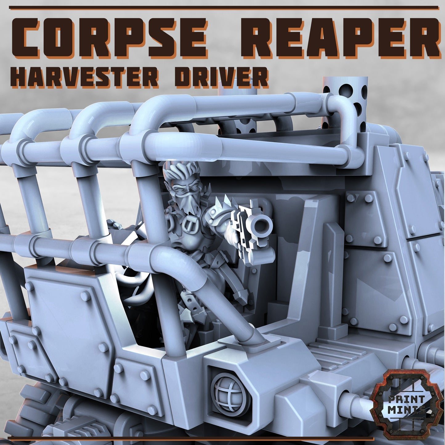 Corpse Reaver, Harvester Driver - Print Minis