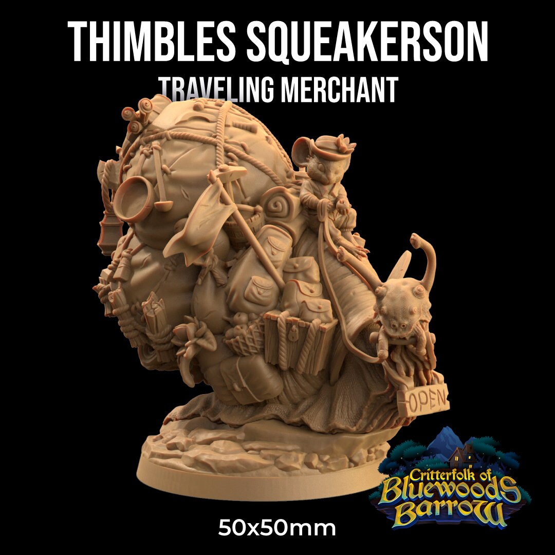 Thimble Squeakerson, Mouse Merchant - Dragon Trapper's Lodge