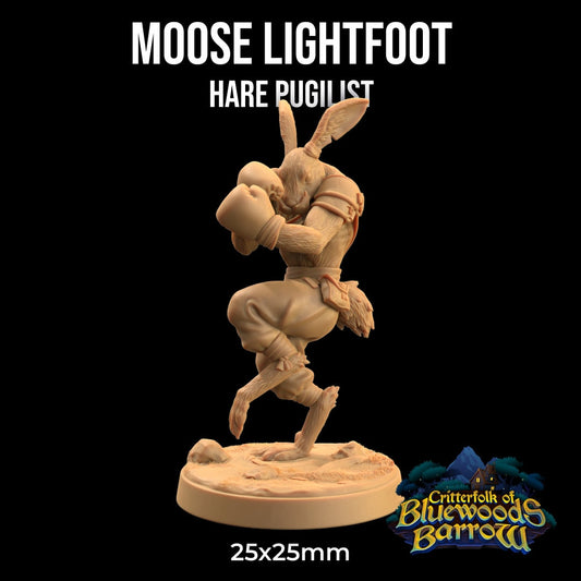 Moose Lightfoot, Rabbit Pugilist - Dragon Trapper's Lodge