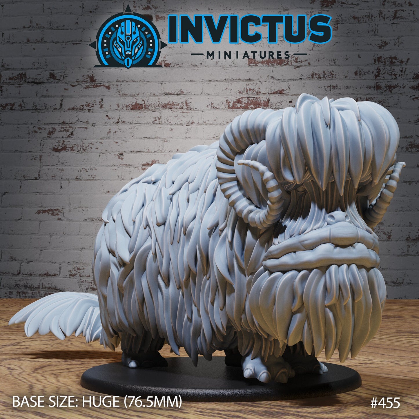 Fluffy Beast - Wild (3 Variants Available) - Invictus Miniatures