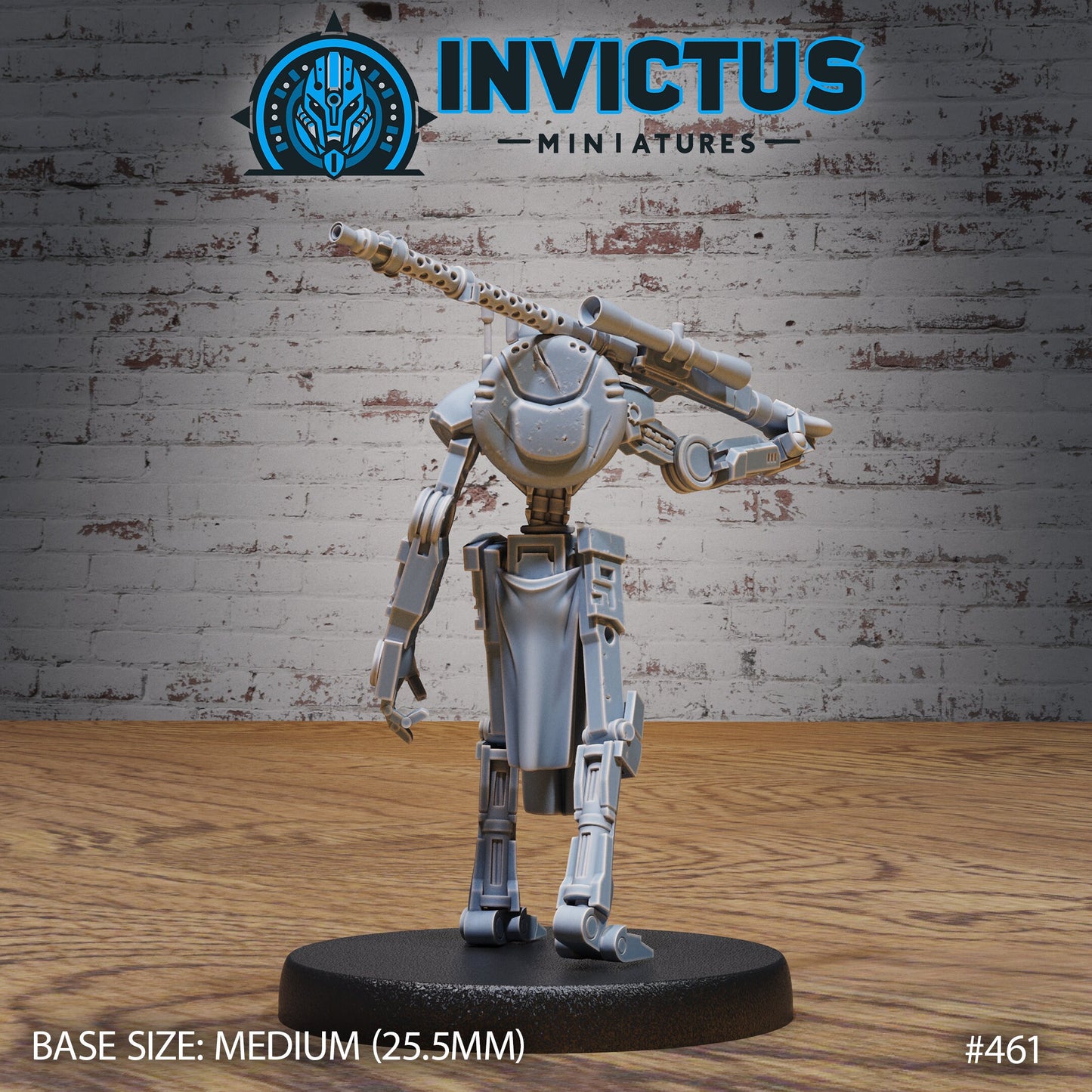 Droid Army Captain (3 Variants Available) - Invictus Miniatures