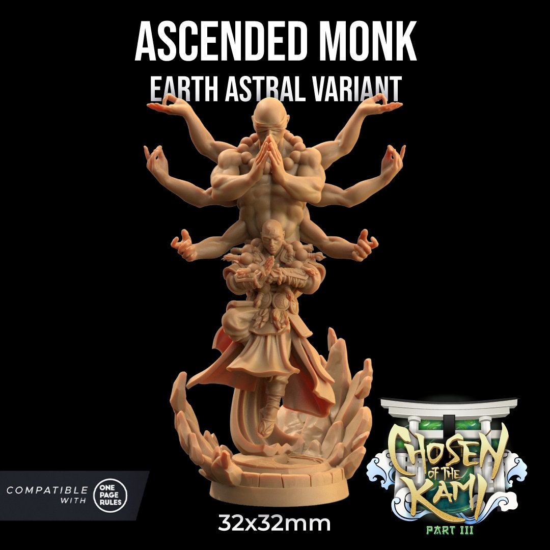 Ascended Astral Monk (5 Variants Available) - Dragon Trapper's Lodge