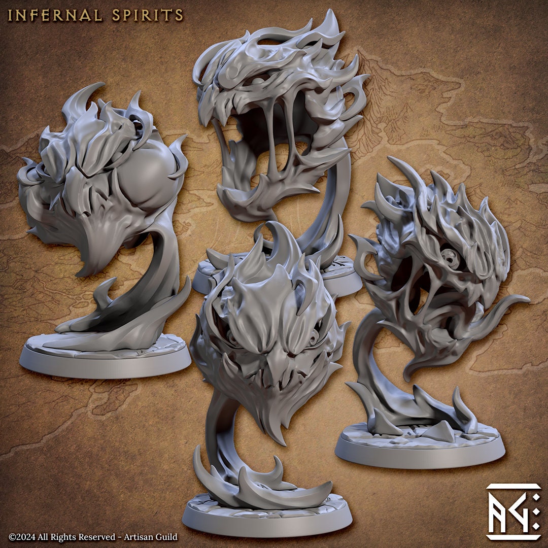 Infernal Spirits (4 Variants Available) - Artisan Guild