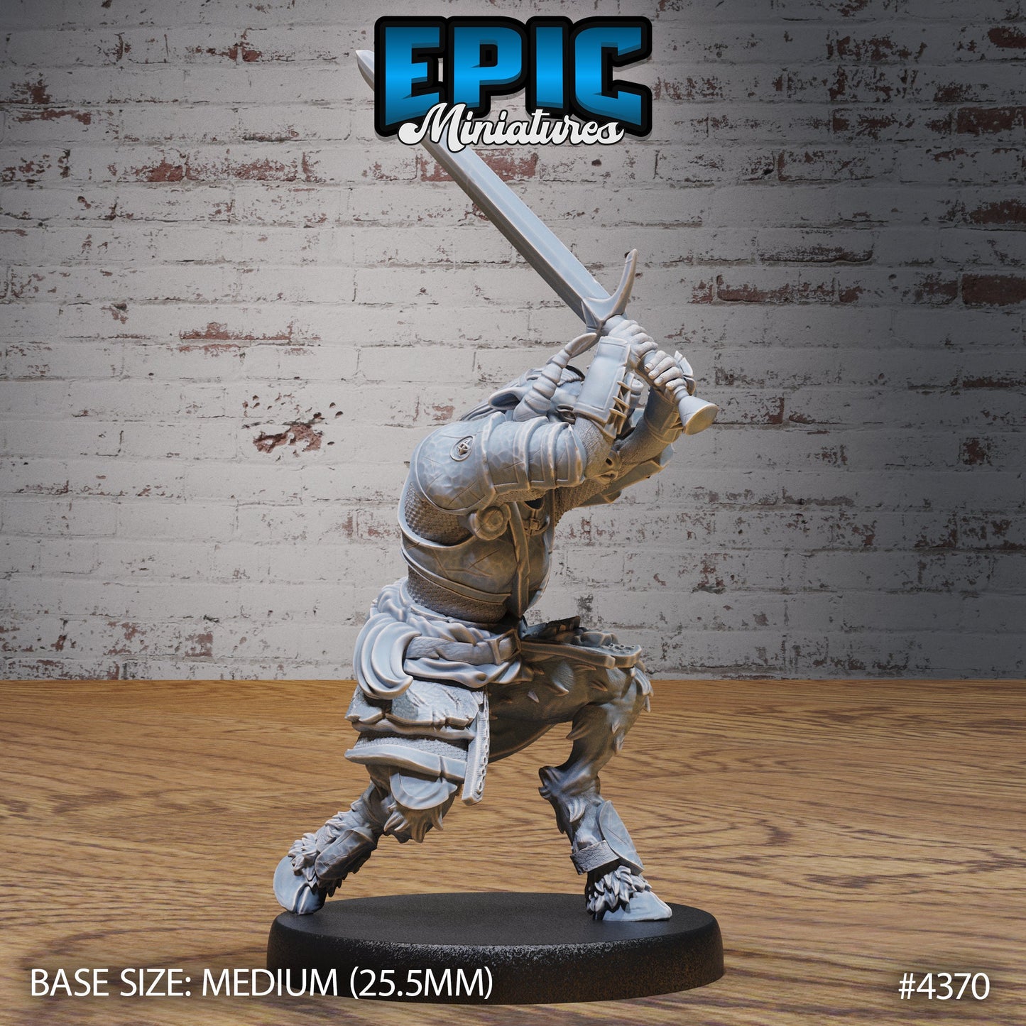 Minotaur Female Warrior (3 Variants Available) - Epic Miniatures