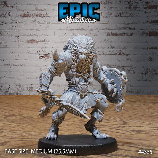 Nemean Lion Folk (3 Variants Available) - Epic Miniatures