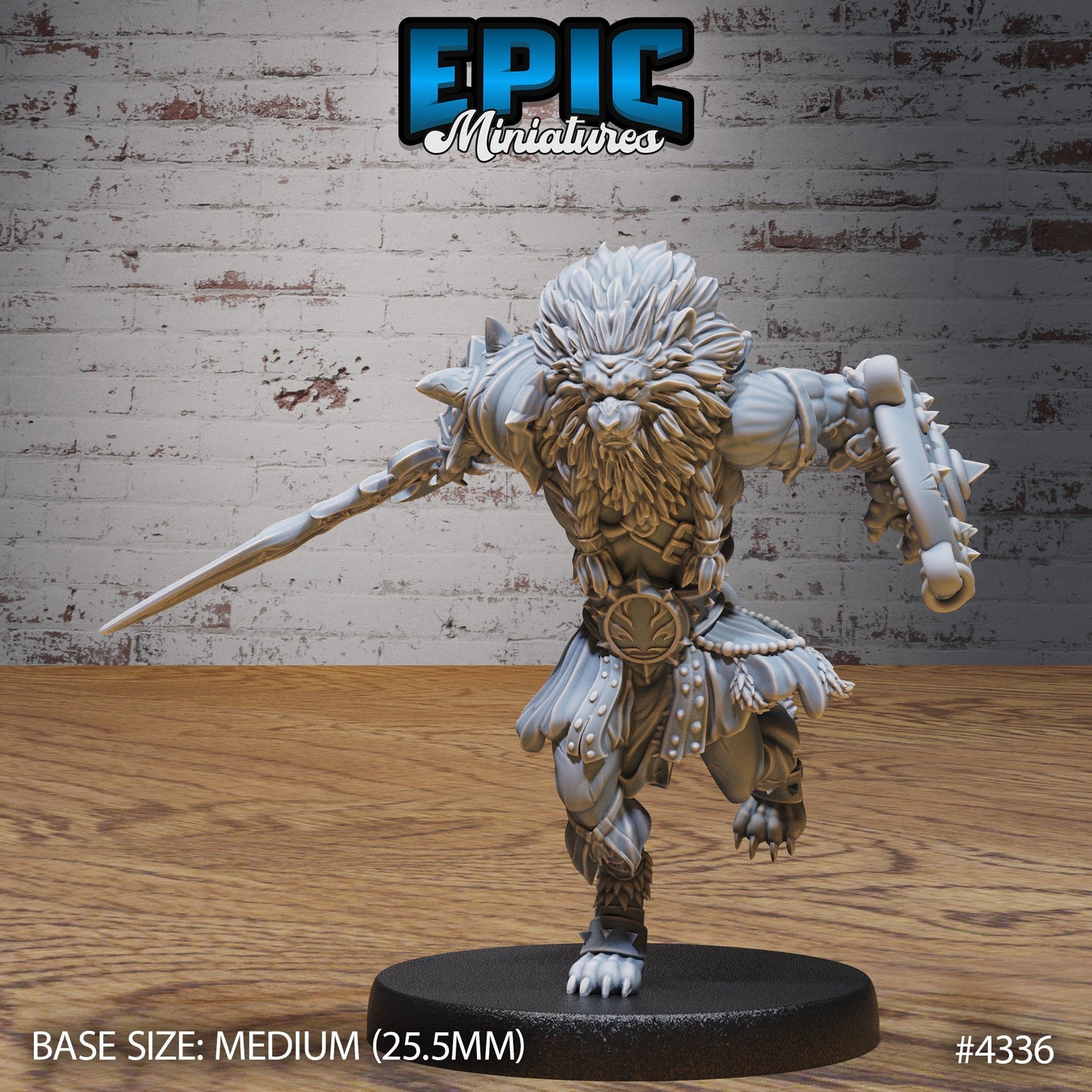 Nemean Lion Folk (3 Variants Available) - Epic Miniatures