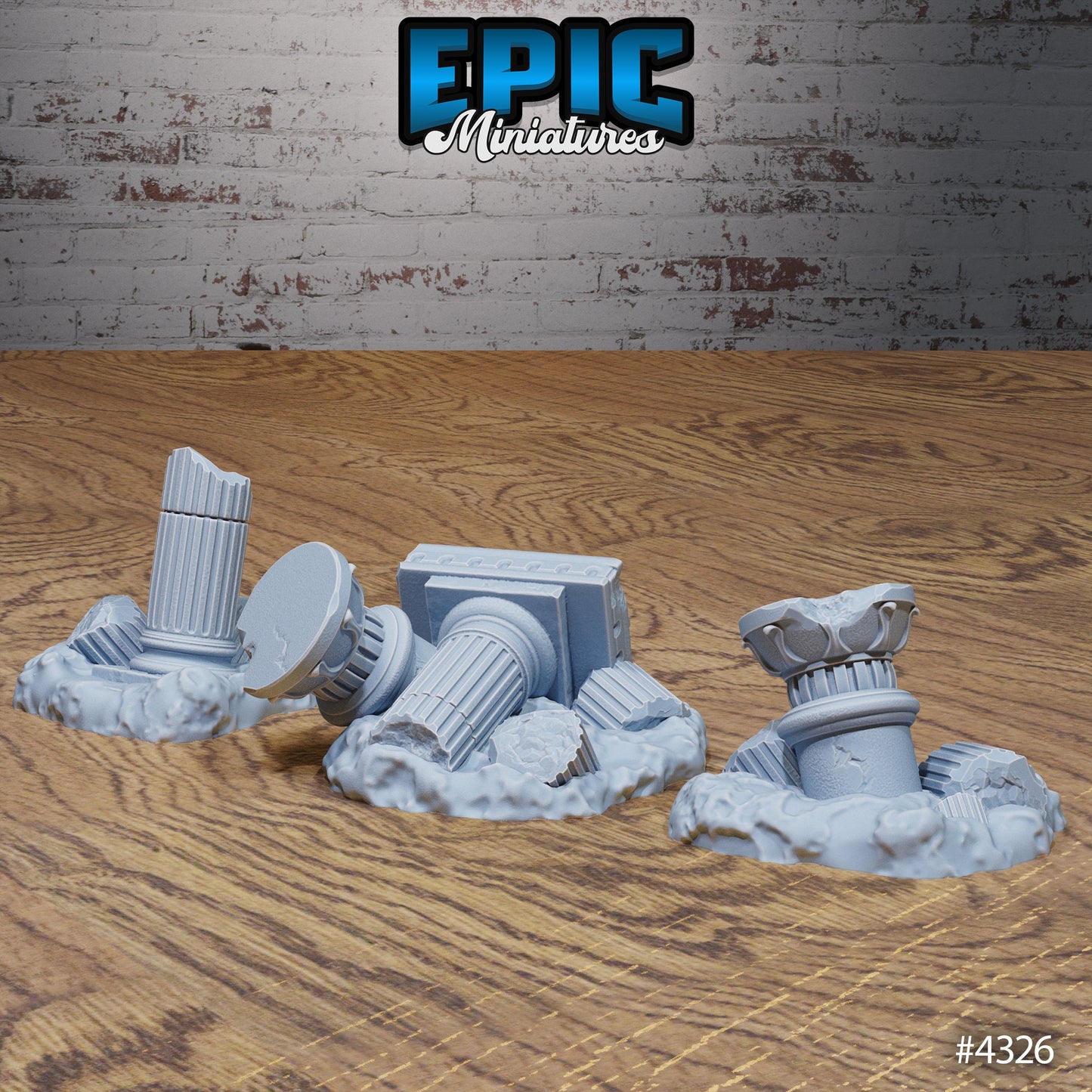 Olympian Ruins and Columns - Epic Miniatures