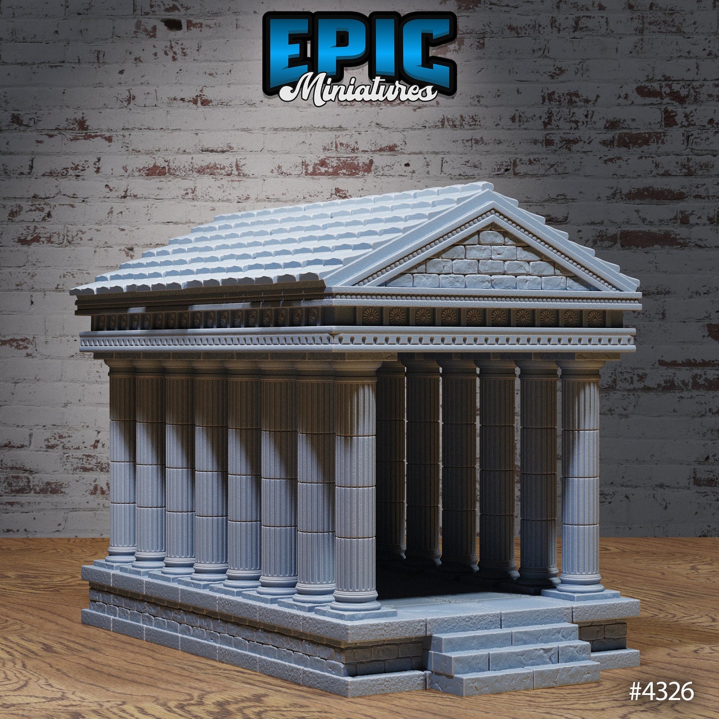 Olympian Parfenon, Playable Terrain Piece - Epic Miniatures