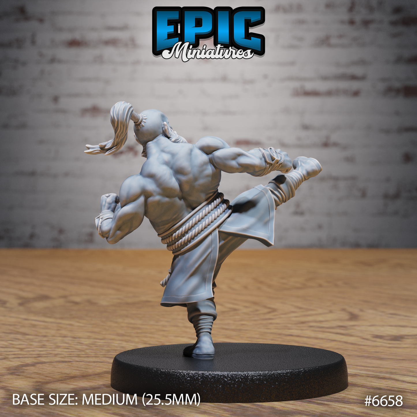Dwarf Monk (4 Variants Available) - Epic Miniatures