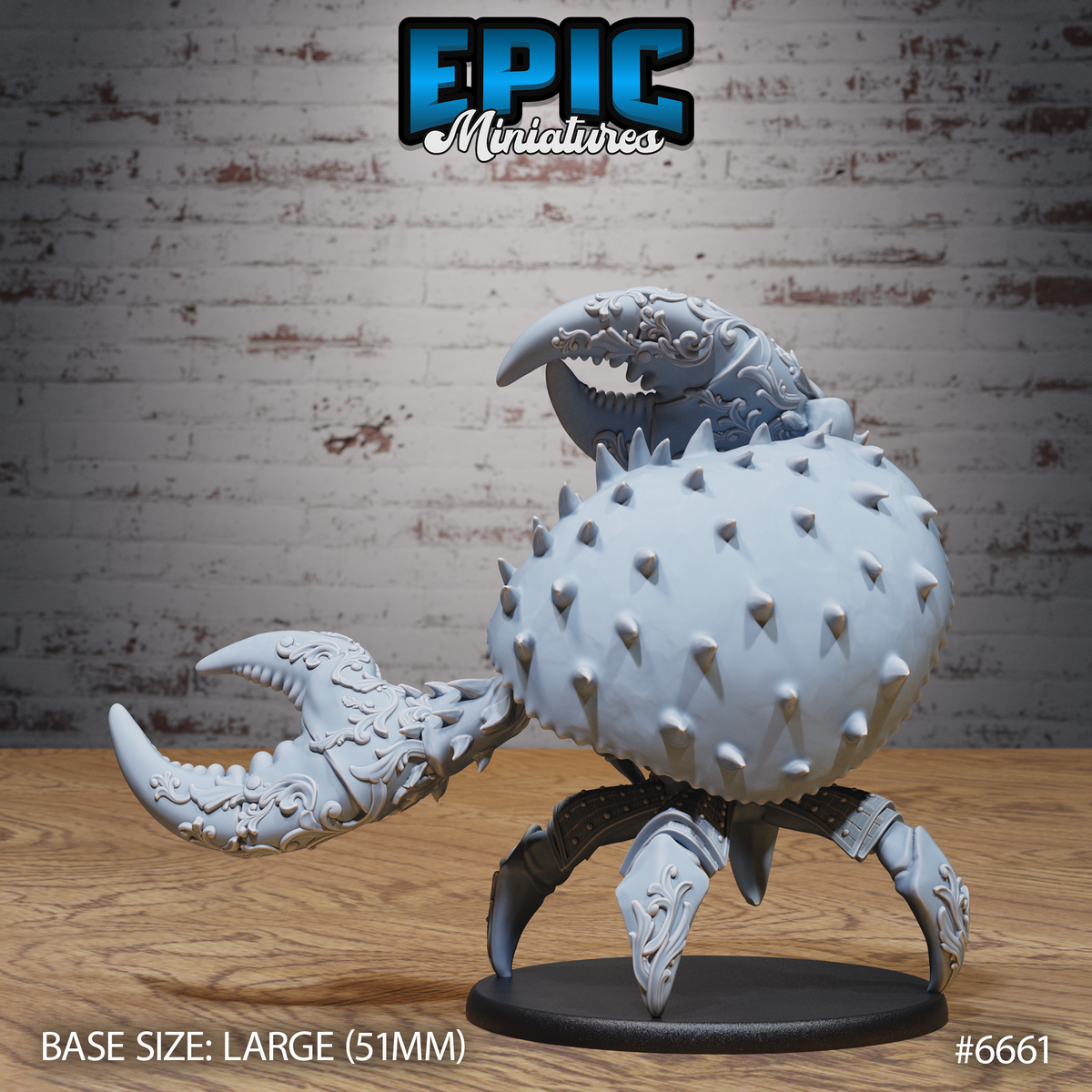 SamuCrab, Crabfolk Samurai (3 Variants Available) - Epic Miniatures