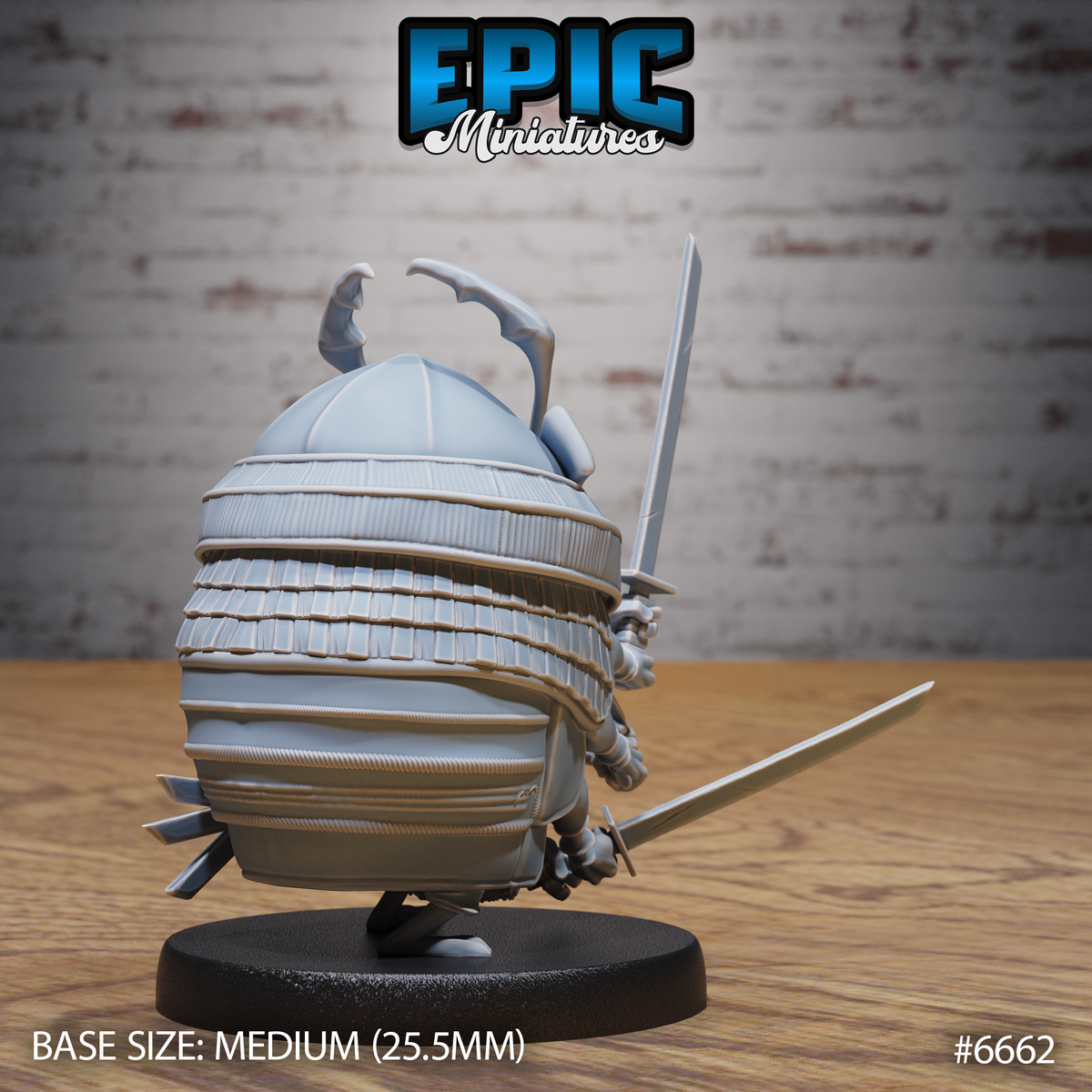 Bugfolk Samurai (3 Variants Available) - Epic Miniatures