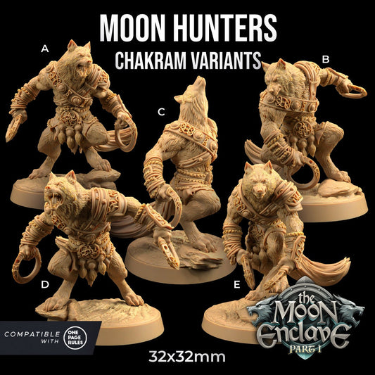 Moon Hunters - Chakrams (5 Variants Available) - Dragon Trapper's Lodge