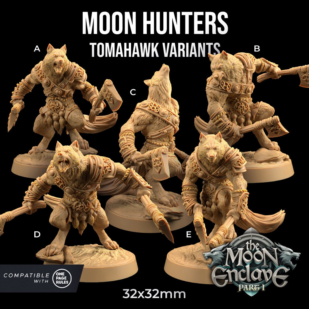 Moon Hunters - Tomahawks (5 Variants Available) - Dragon Trapper's Lodge