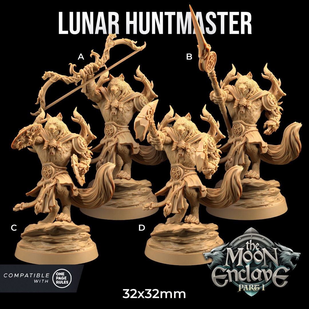 Lunar Huntmaster (4 Variants Available) - Dragon Trapper's Lodge