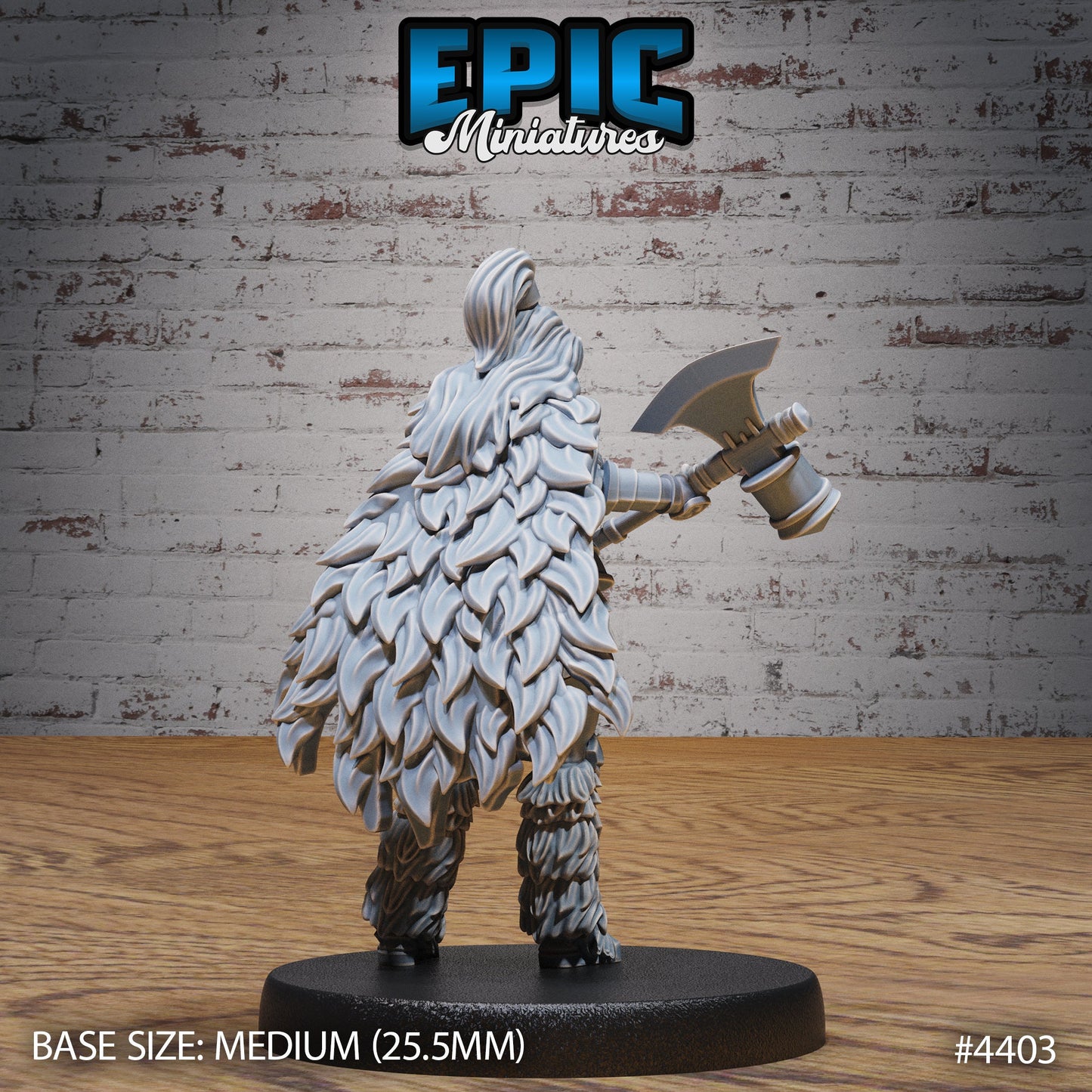 Barbarian Warrior Female (3 Variants Available) - Epic Miniatures
