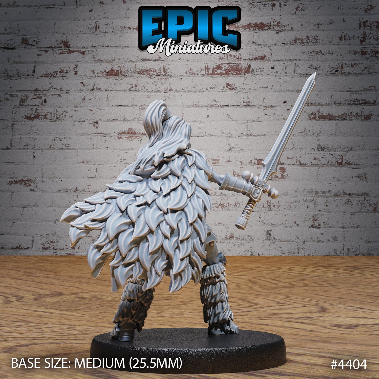 Barbarian Warrior Female (3 Variants Available) - Epic Miniatures
