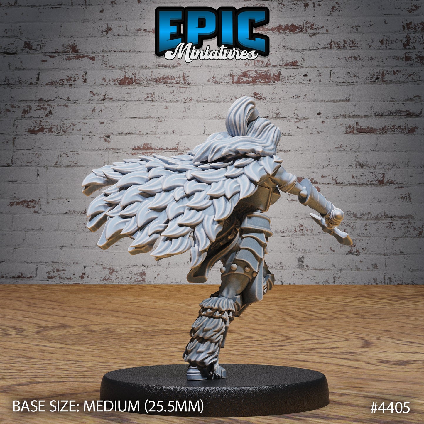 Barbarian Warrior Female (3 Variants Available) - Epic Miniatures