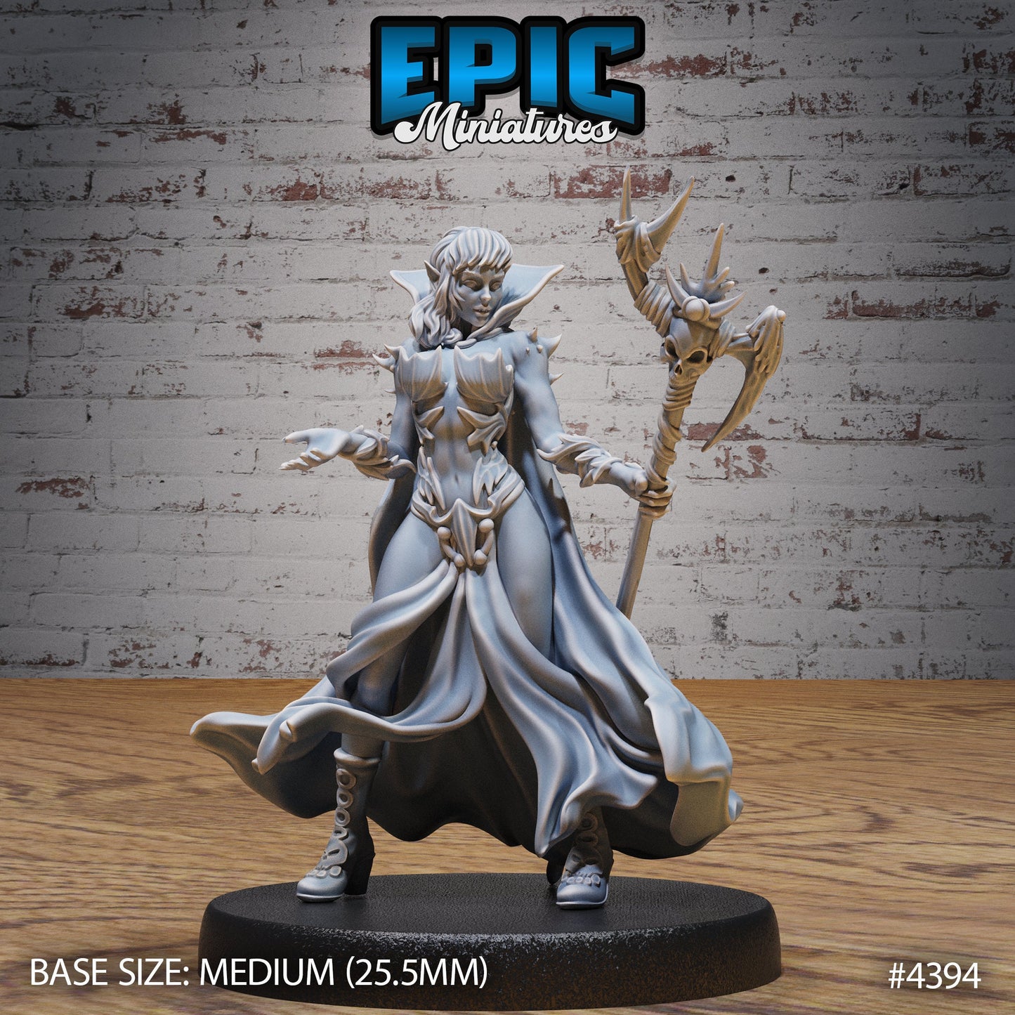 Elf Warlock (3 Variants Available) - Epic Miniatures