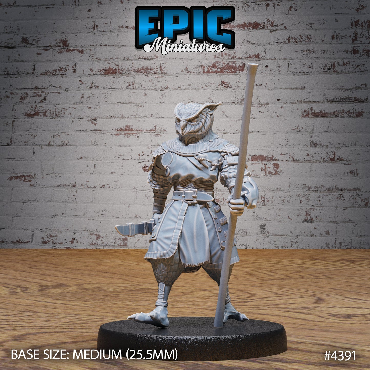 Owl Folk Monk (3 Variants Available) - Epic Miniatures