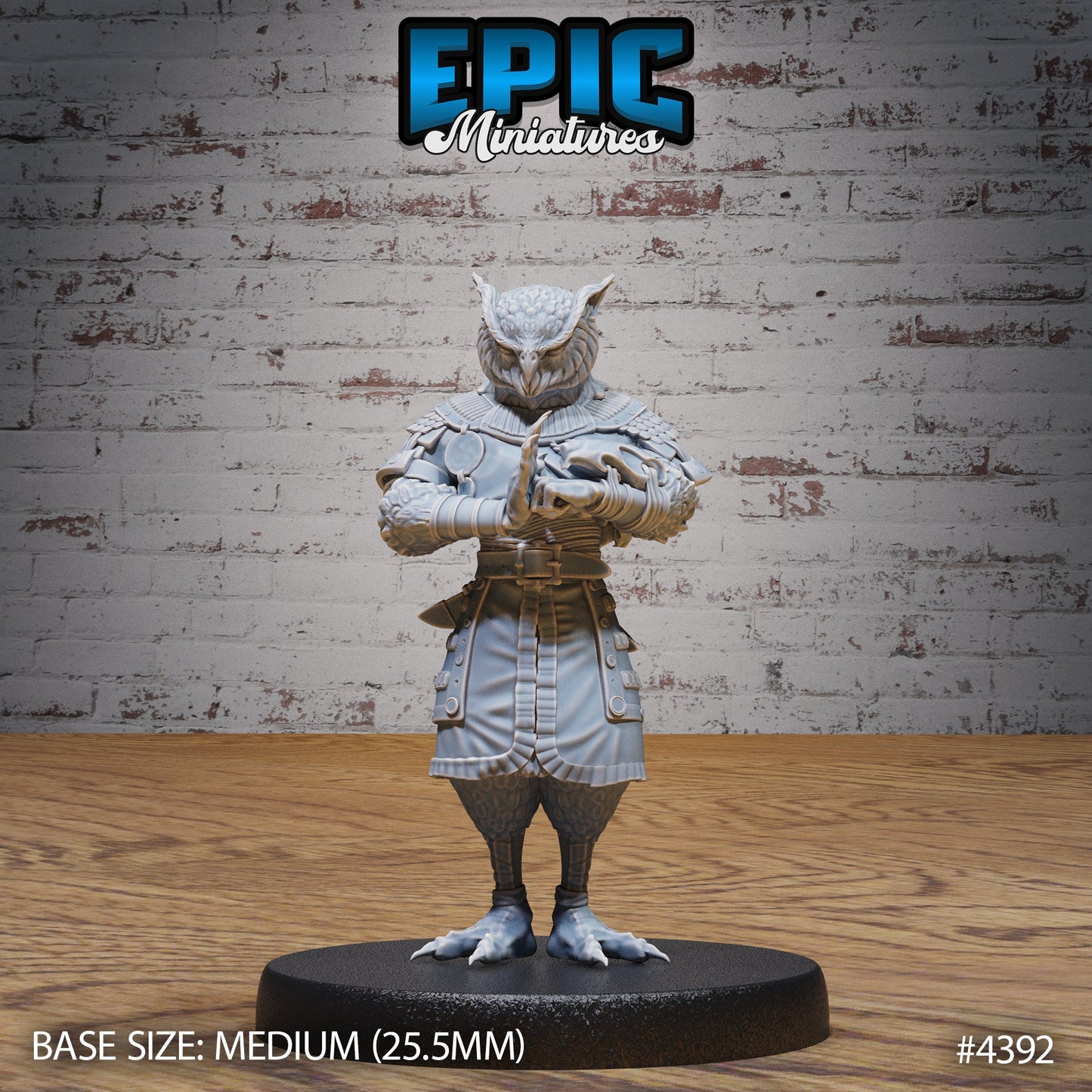 Owl Folk Monk (3 Variants Available) - Epic Miniatures