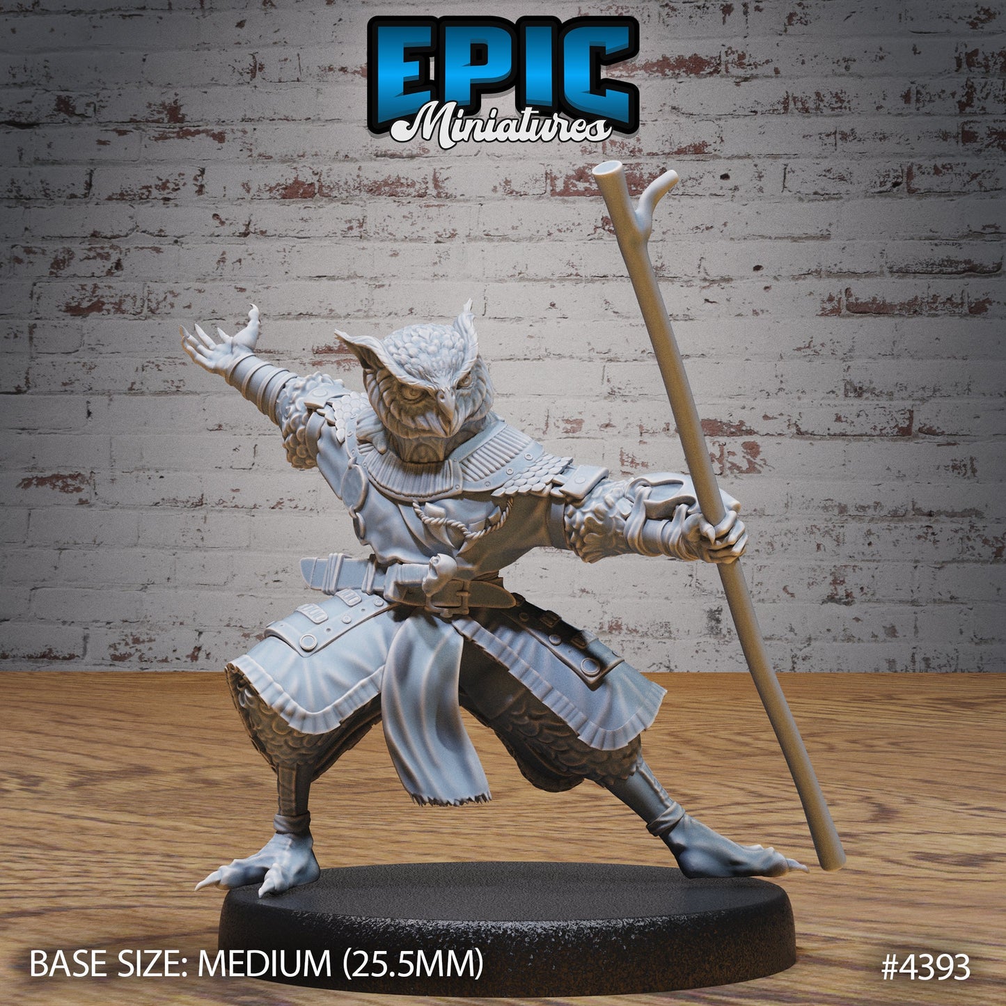 Owl Folk Monk (3 Variants Available) - Epic Miniatures
