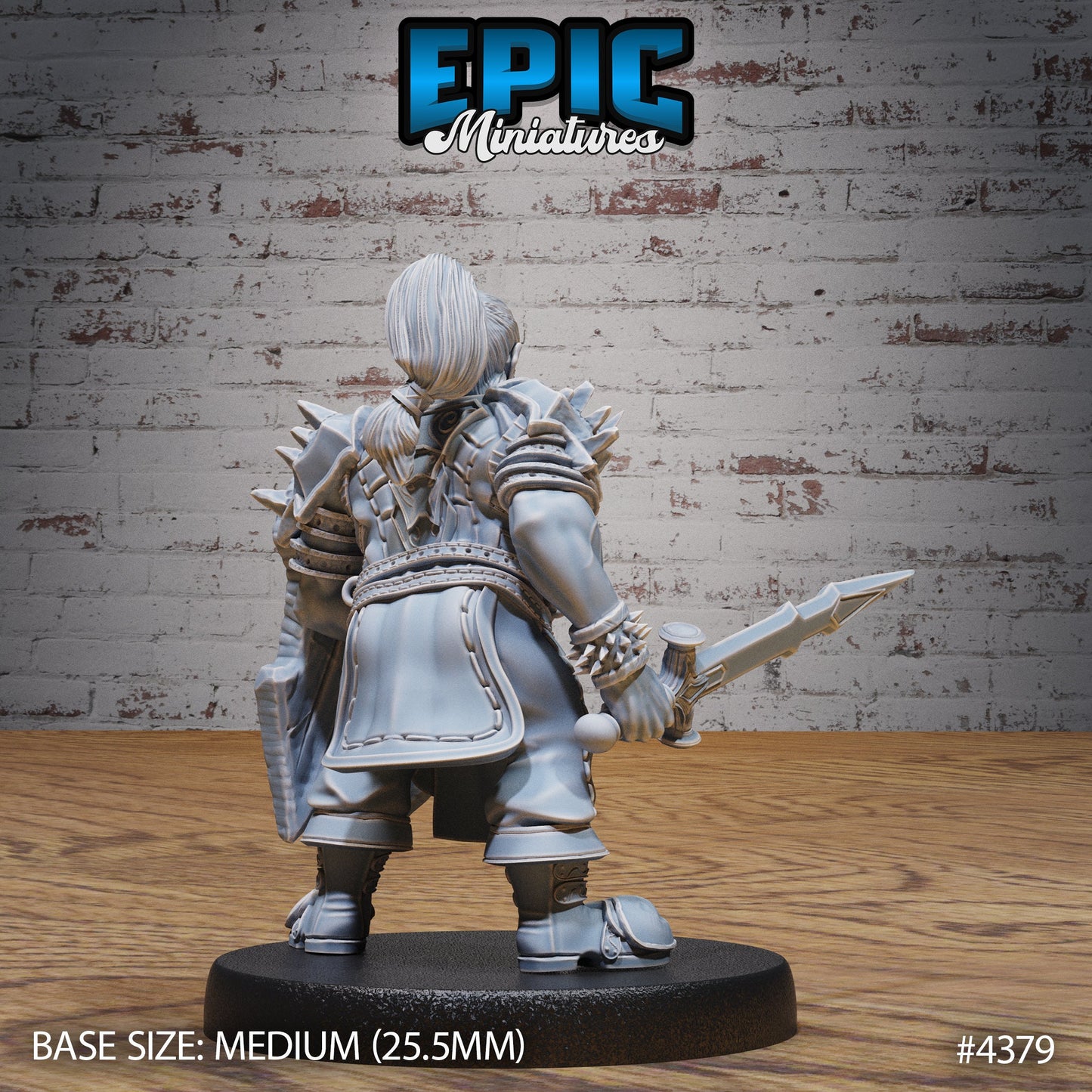 Dwarf Adventurer (3 Variants Available) - Epic Miniatures
