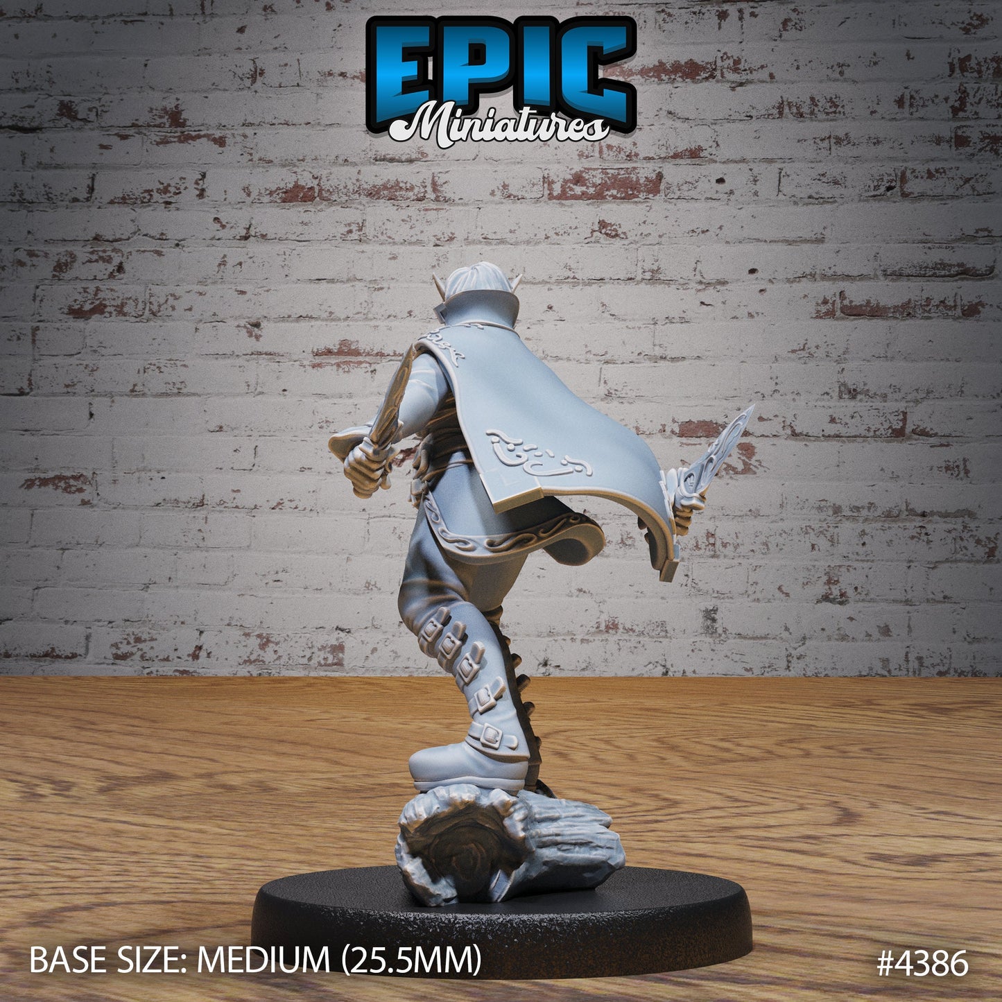 Elven Adventurer (3 Variants Available) - Epic Miniatures