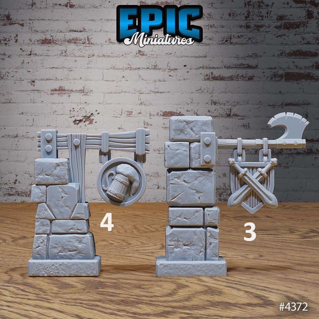 Merchant Town Scatter Set 2 - Epic Miniatures