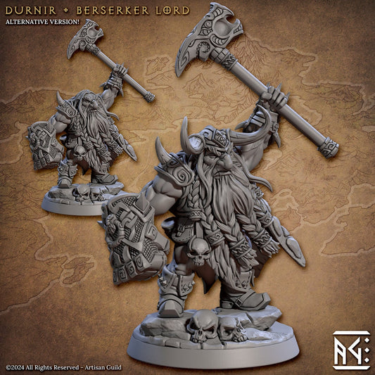 Durnir, Dwarven Berserker Lord (2 Variants Available) - Artisan Guild