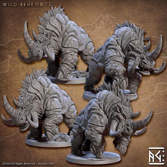 Wild Behemots (4 Variants Available) - Artisan Guild