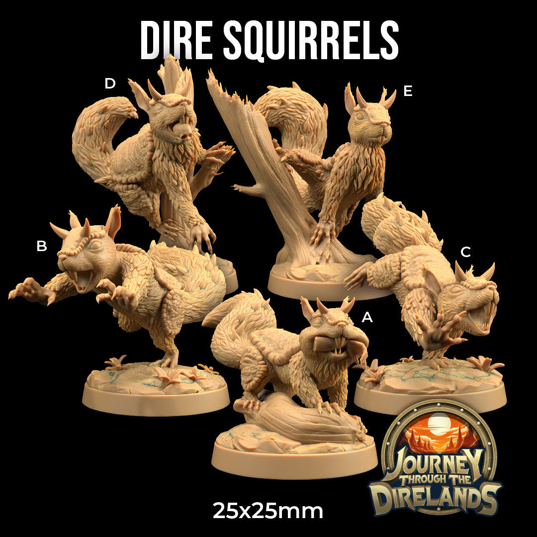 Dire Squirrel (5 Variants Available) - Dragon Trapper's Lodge