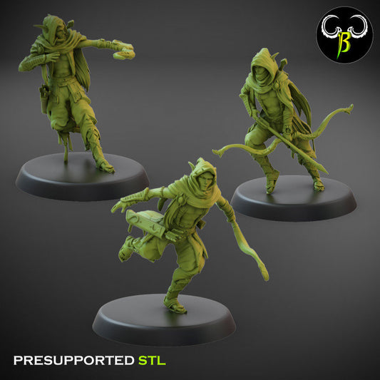 Desert Sentinels, Squad 3 (3 Variants Available) - Clay Beast Creations