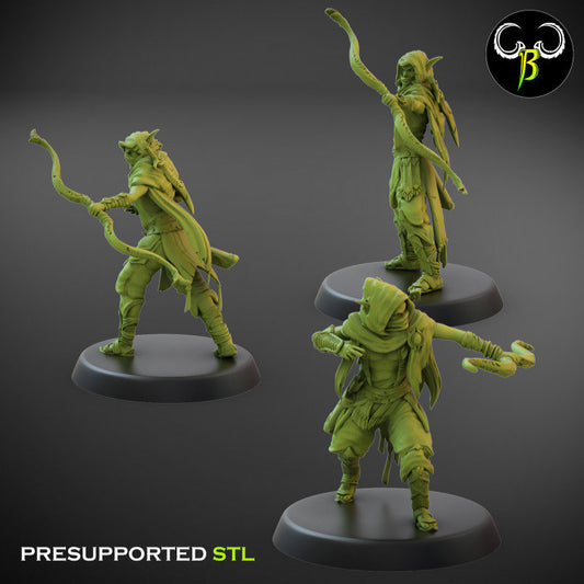 Desert Sentinels, Squad 2 (3 Variants Available) - Clay Beast Creations