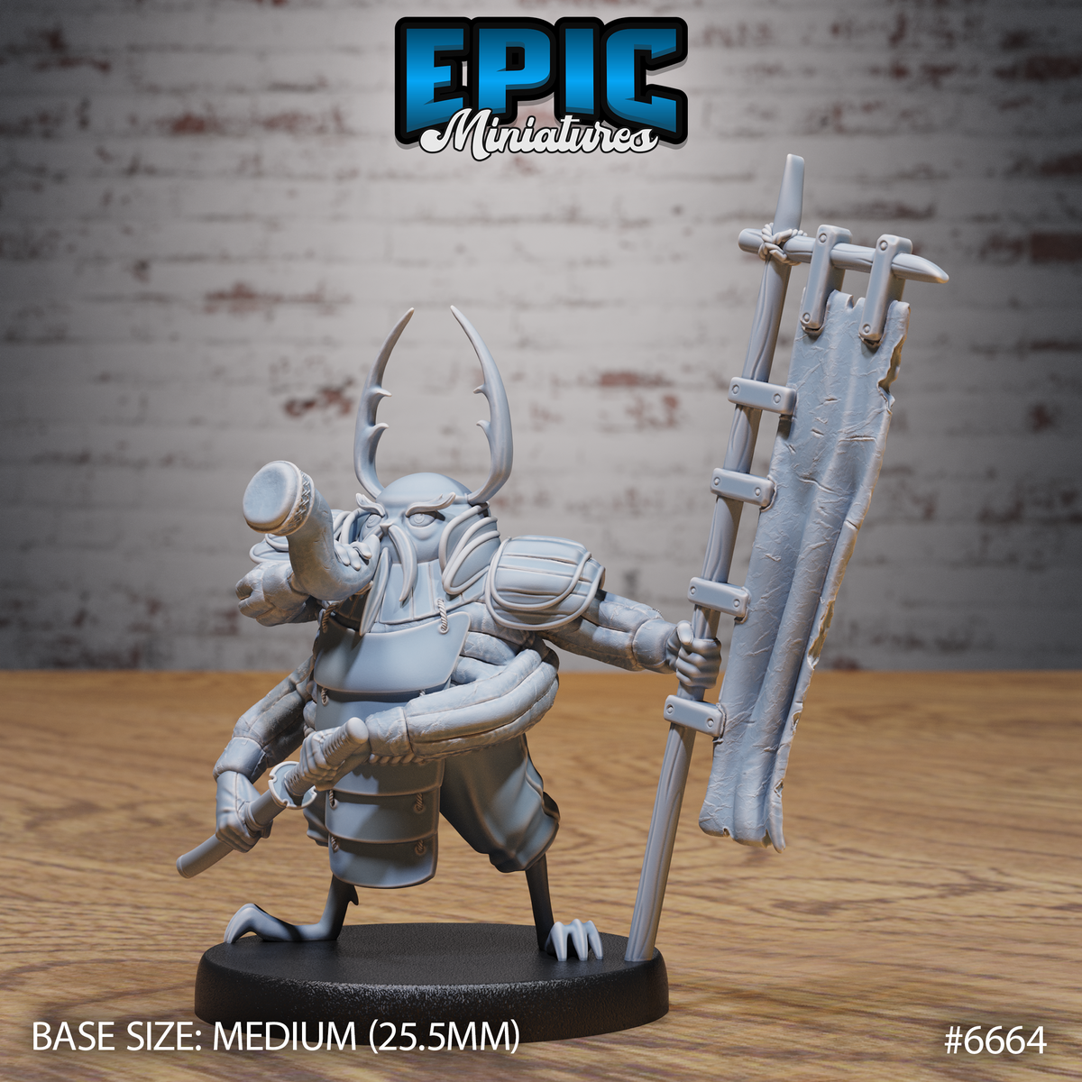 Bugfolk Samurai (3 Variants Available) - Epic Miniatures