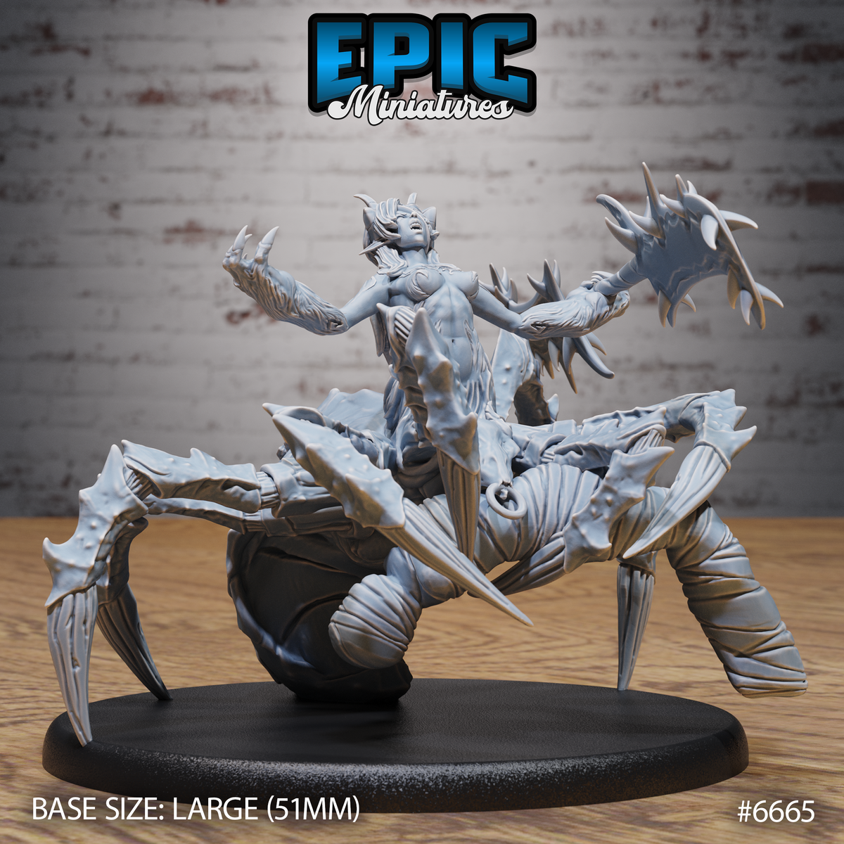 Ushi Oni Brood Mother, Spider Folk Matron (3 Variants Available) - Epic Miniatures