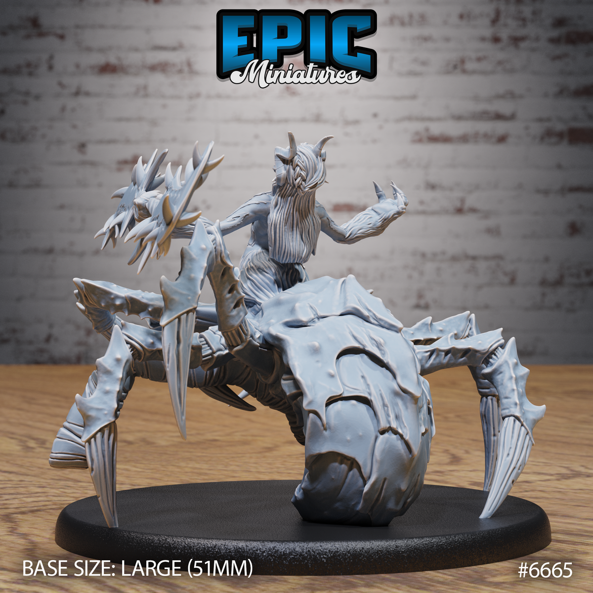 Ushi Oni Brood Mother, Spider Folk Matron (3 Variants Available) - Epic Miniatures