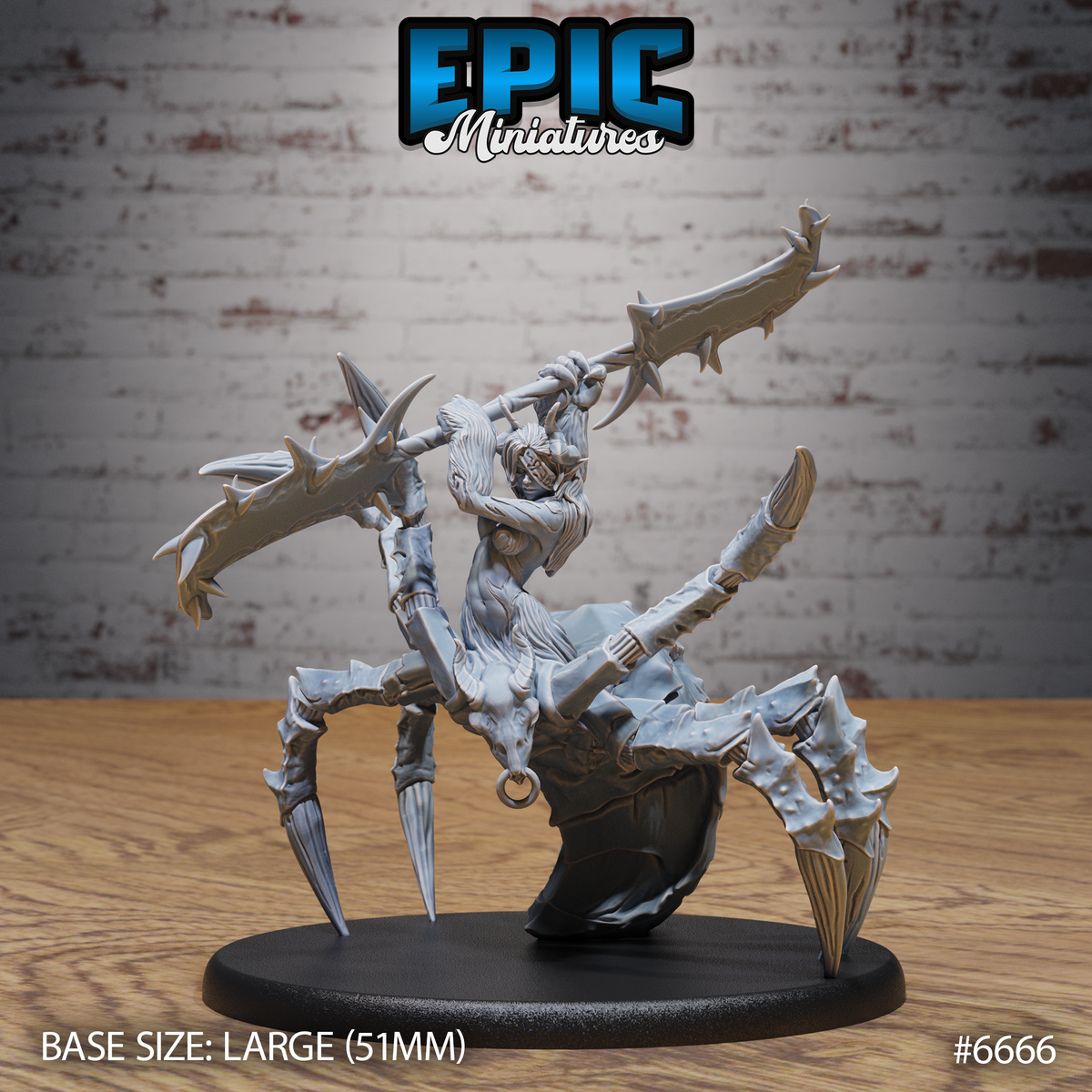 Ushi Oni Brood Mother, Spider Folk Matron (3 Variants Available) - Epic Miniatures