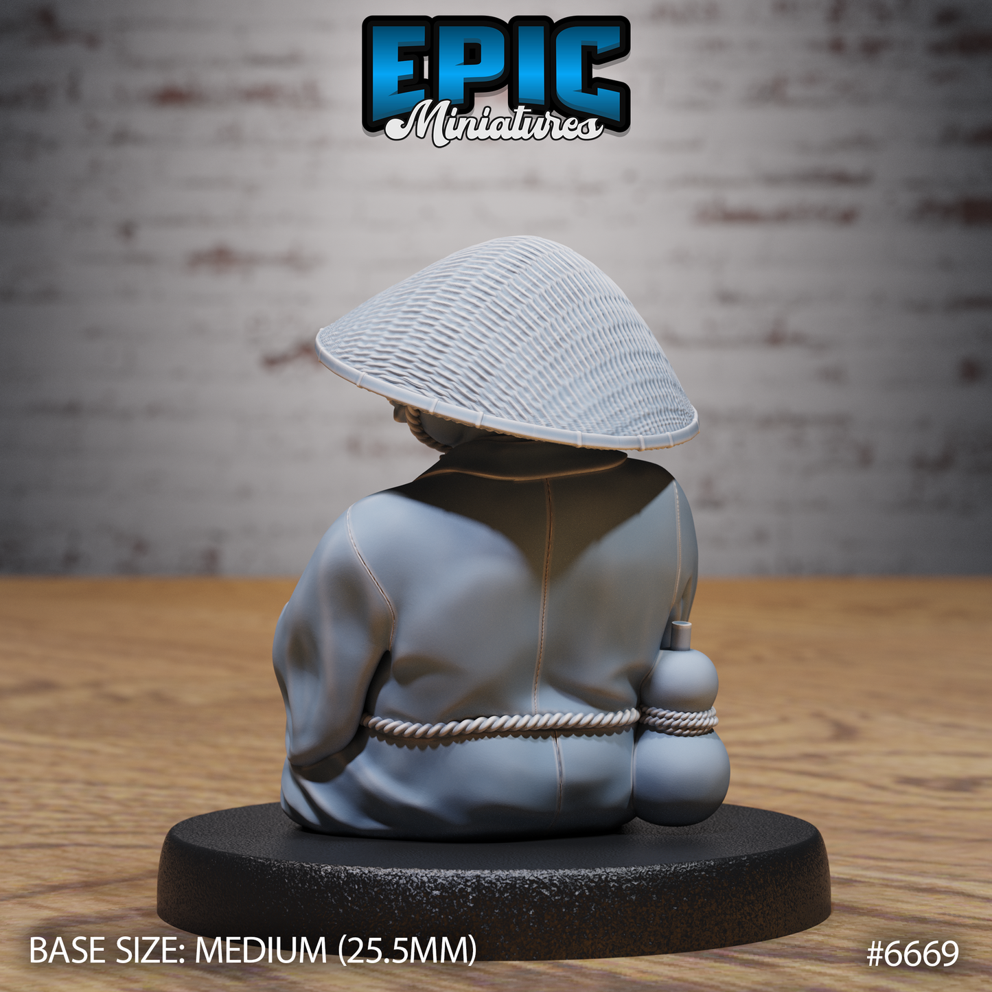 Red Panda Monk (3 Variants Available) - Epic Miniatures