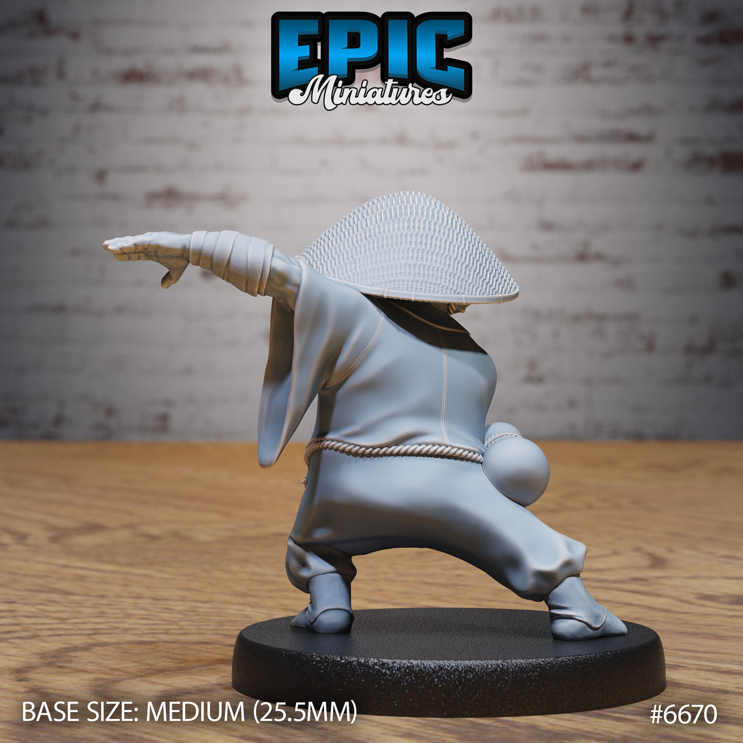 Red Panda Monk (3 Variants Available) - Epic Miniatures