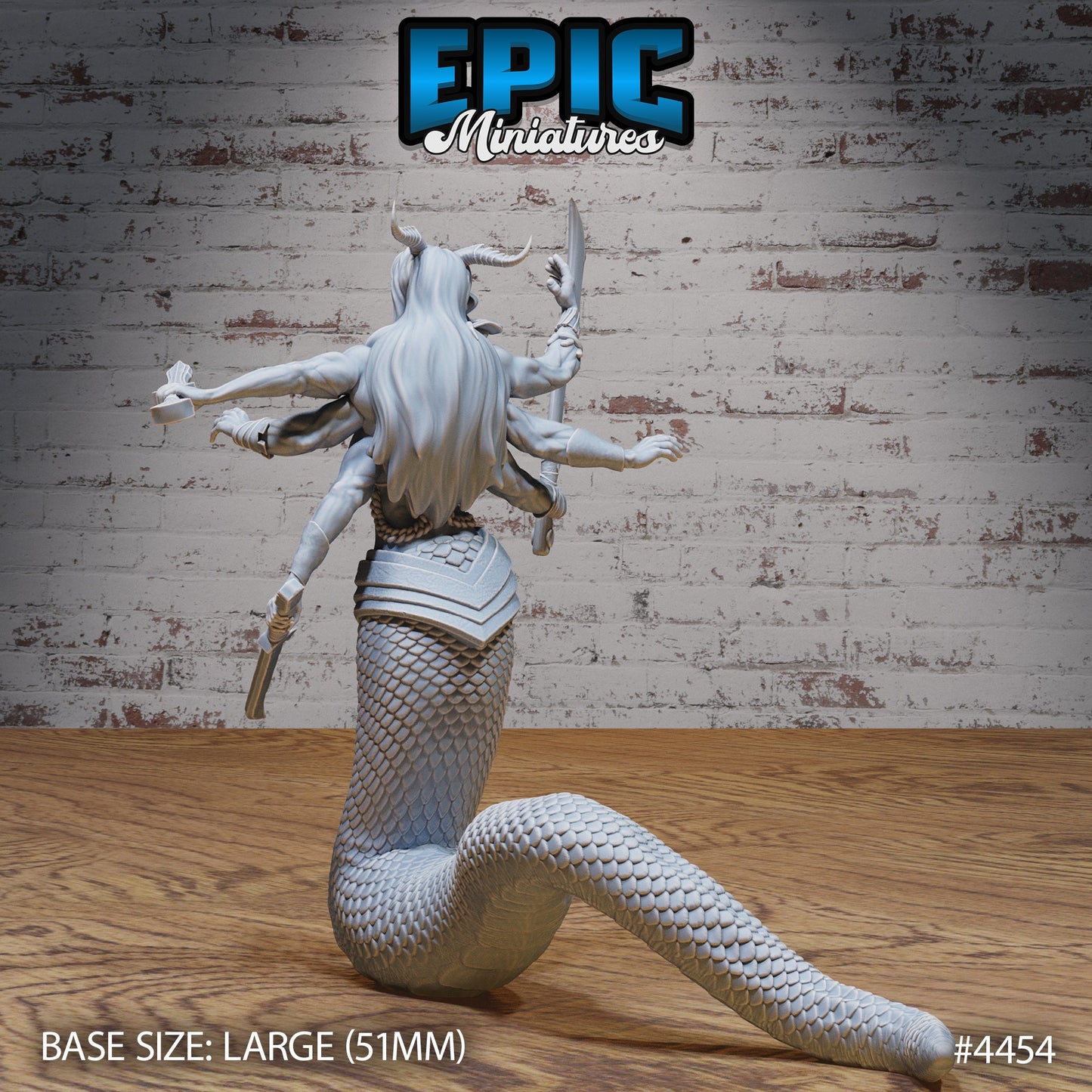 Naga Death Envoy (3 Variants Available) - Epic Miniatures