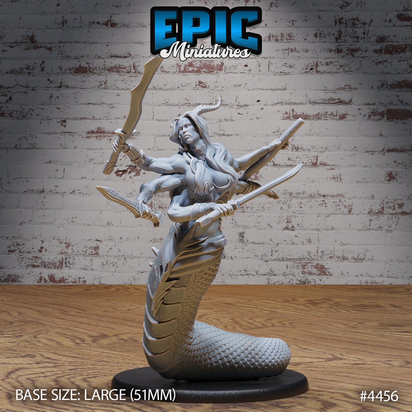 Naga Death Envoy (3 Variants Available) - Epic Miniatures